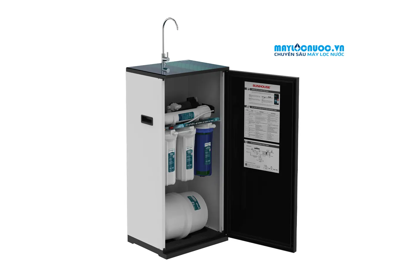 MÁY LỌC NƯỚC RO SUNHOUSE SHA5122K-09 LÕI 
